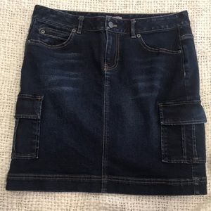 J. Jill Stretch jean skirt